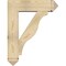 Ekena Millwork Funston Arts and Crafts Rough Sawn Bracket w/ Offset Brace, Douglas Fir, 8"W x 28"D x 36"H BKT0806X28X36FST03RDF - alternate 4